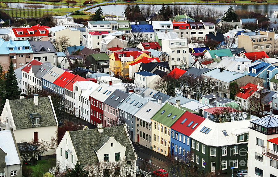 Reykjavik Houses 7260 Photograph By Jack Schultz - Fine Art America