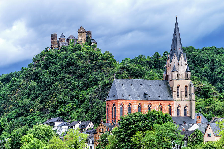 Rheinfels Castle on the Rhine Photograph by Betty Eich