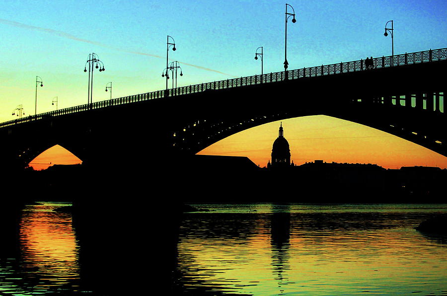 Rhine at Sunset Photograph by Daniel Koglin