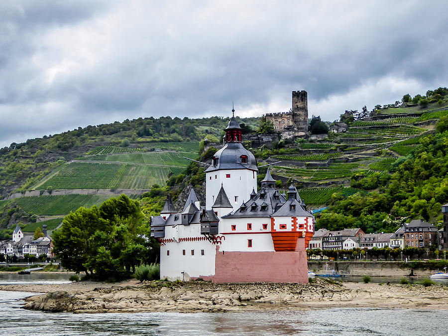 Rhine River Castles Photograph by Pamela Newcomb
