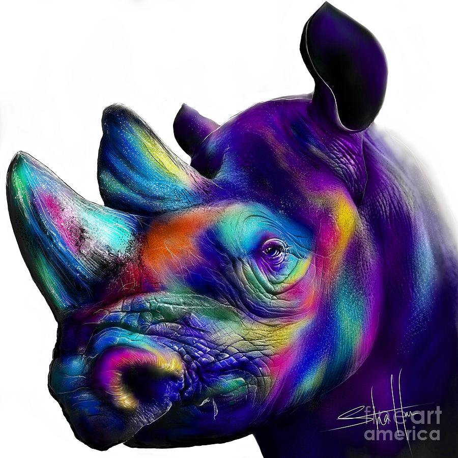 Rhinoceros Digital Art