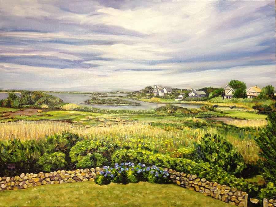 Rhode Island Coast Painting by Richard Nowak