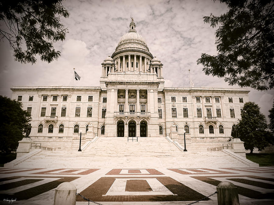 Architecture Photograph - Rhode Island State House by Lourry Legarde
