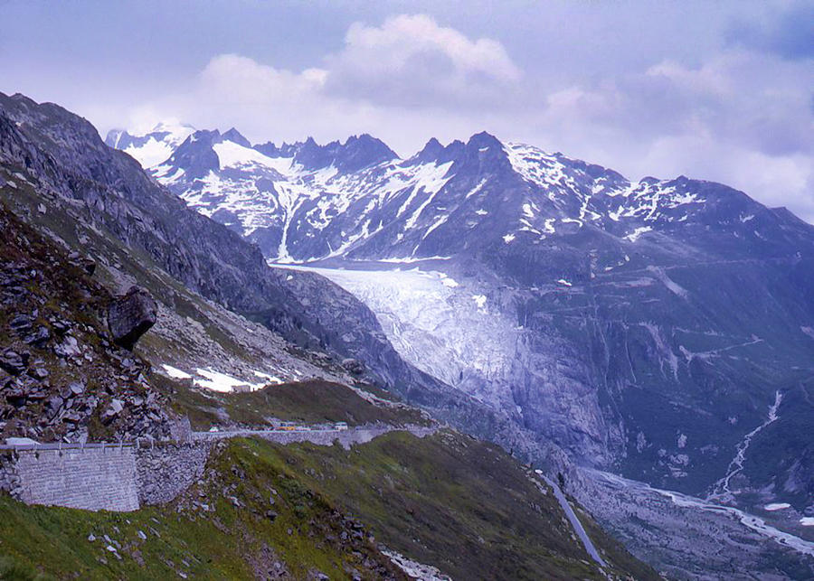 Rhone Glacier, Switzerland Photograph by Richard Goldman