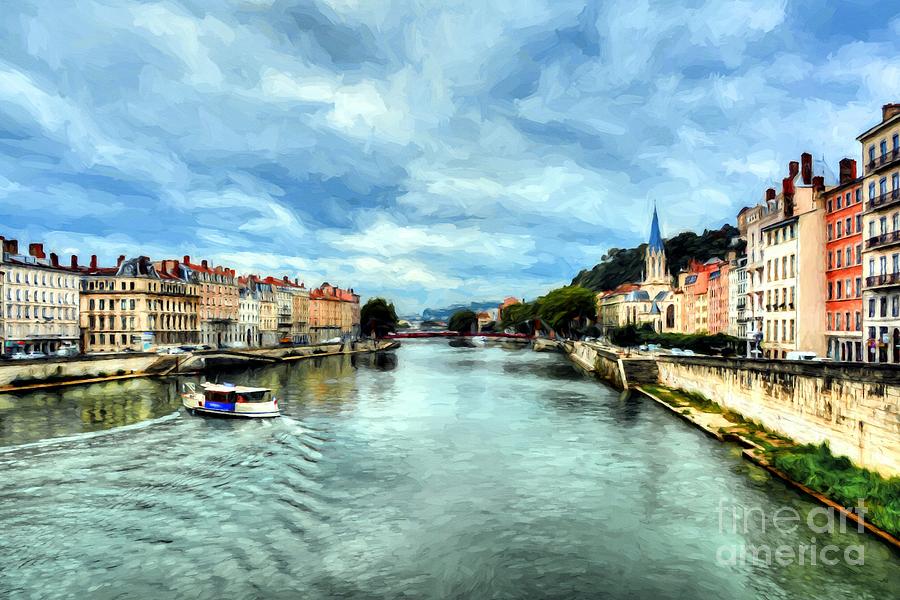 Rhone River In France Photograph by Mel Steinhauer