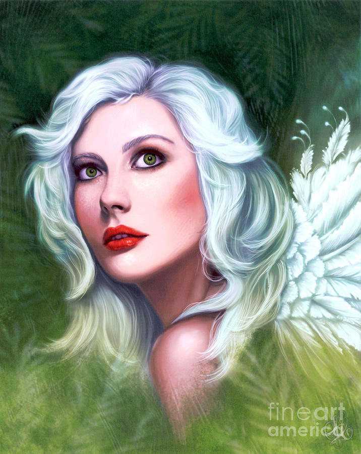 Fairy Painting - Rhonwen by Lindsey Cormier