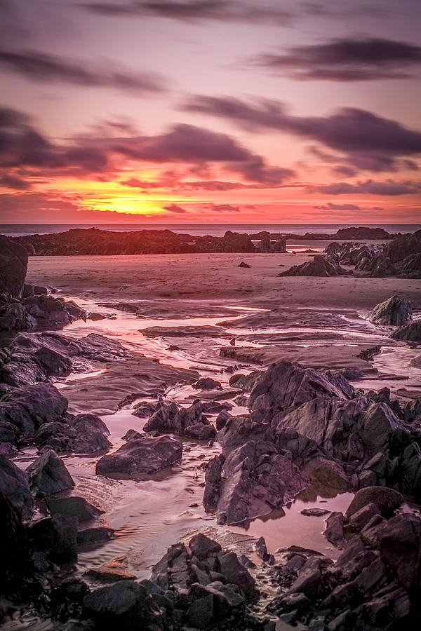 Rhosneigr beach at sunset Photograph by Neil Alexander Photography Rhosneigr beach at sunset Photograph by Neil Alexander Photography