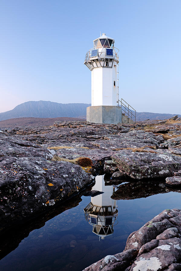 Rhue Lighthouse Photograph by Grant Glendinning