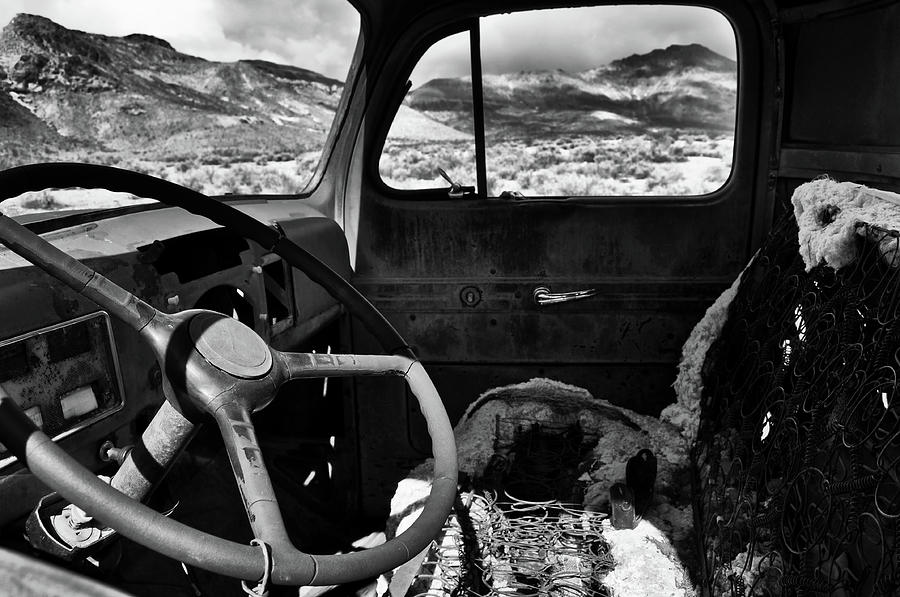 Rhyolite Ghost Town Automobile Photograph by Kyle Hanson