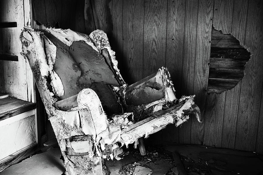 Rhyolite Ghost Town Chair Photograph by Kyle Hanson