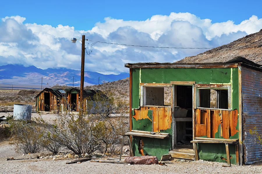 Rhyolite Ghost Town Houses Photograph by Kyle Hanson