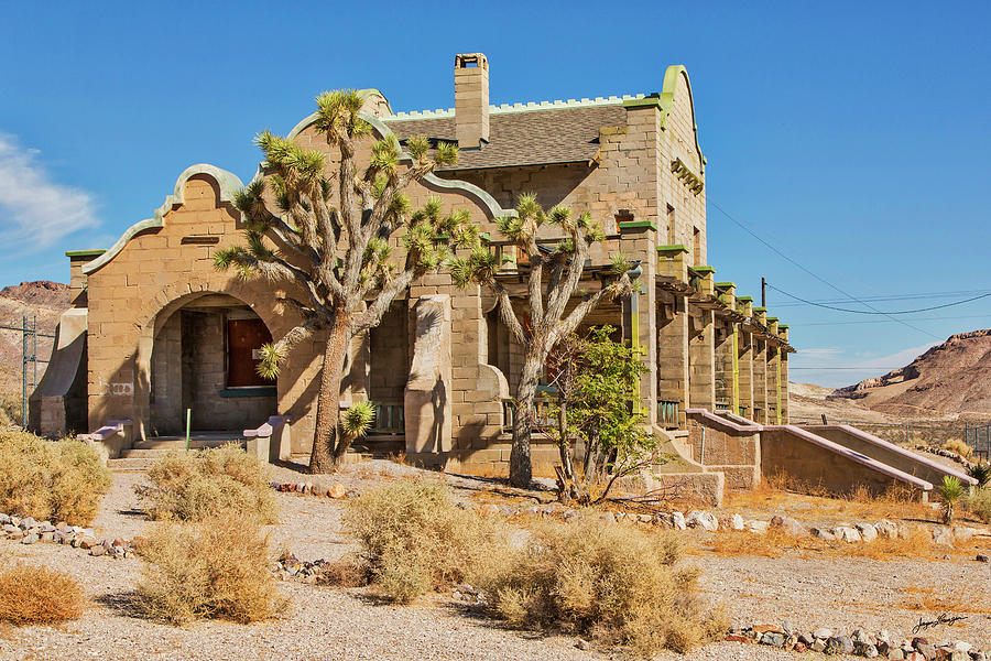 Rhyolite Railway Station Photograph by Jurgen Lorenzen | Fine Art America