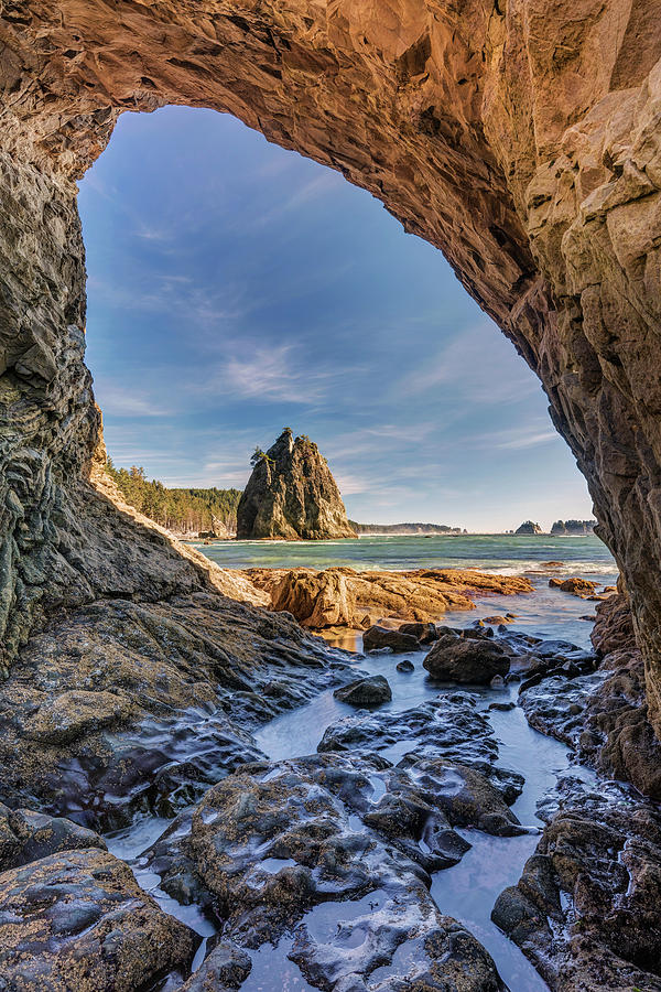 Olympic National Park Photograph - Rialto Beach Sea Arch by Pierre Leclerc Photography
