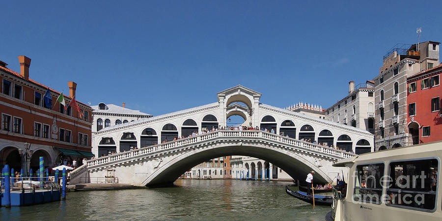 Rialto Bridge Venice 1 Photograph by Rudi Prott