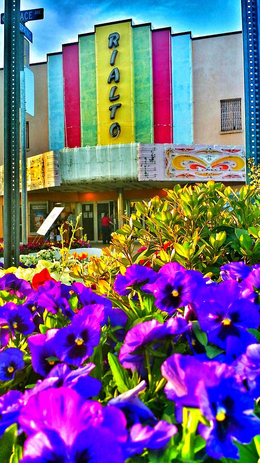 Flower Photograph - Rialto With Flowers by Rod Cuellar
