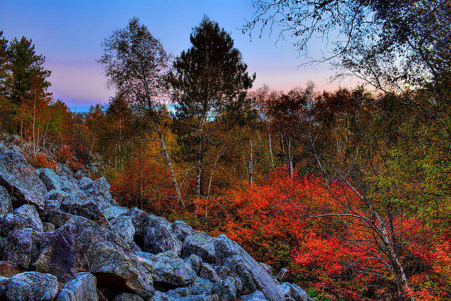 Rib Mountain State Park Fall Afternoon Photograph by Dale Kauzlaric