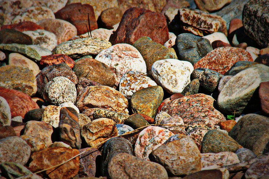 Rib River Pebbles Photograph By Frank Guemmer Fine Art America