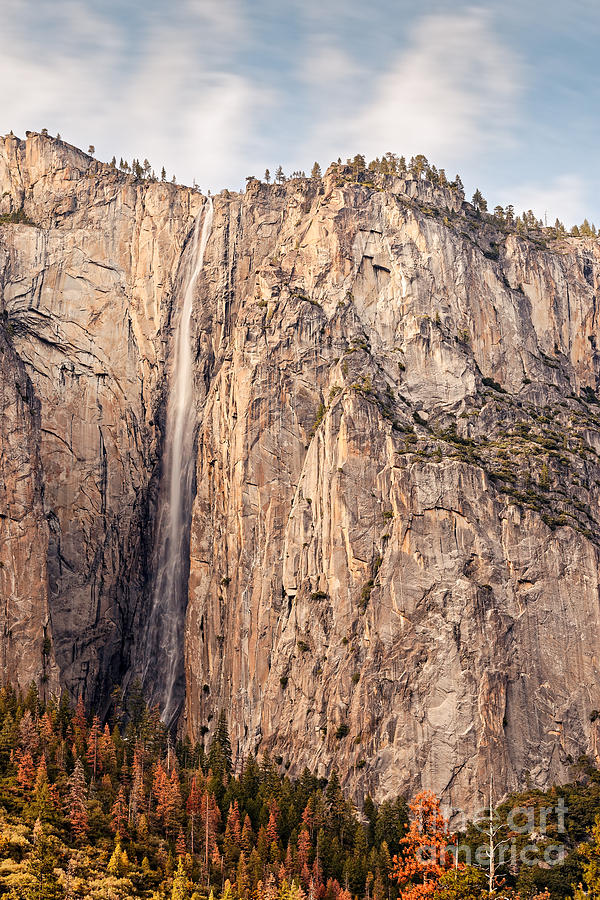 Ribbon Falls at Yosemite National Park - Sierra Nevada Mountains California Photograph by Silvio Ligutti
