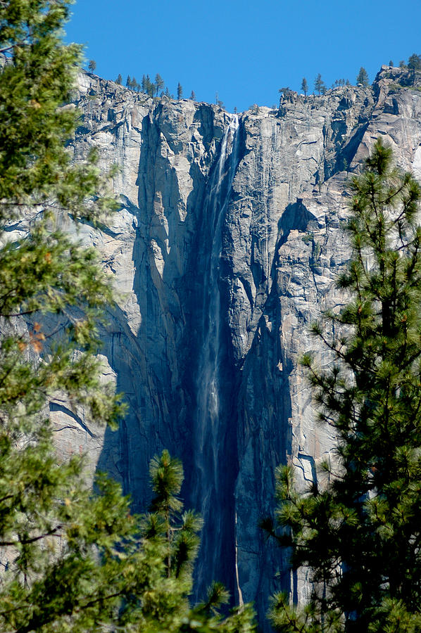 Yosemite National Park Photograph - Ribbon Falls Yosemite by LeeAnn McLaneGoetz McLaneGoetzStudioLLCcom