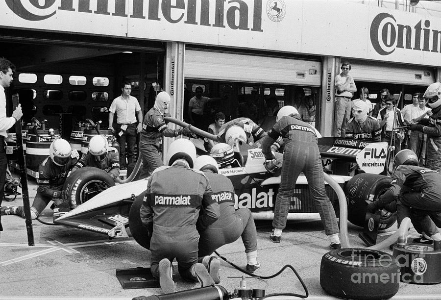 Riccardo Patrese. 1983 German Grand Prix Photograph by Oleg Konin