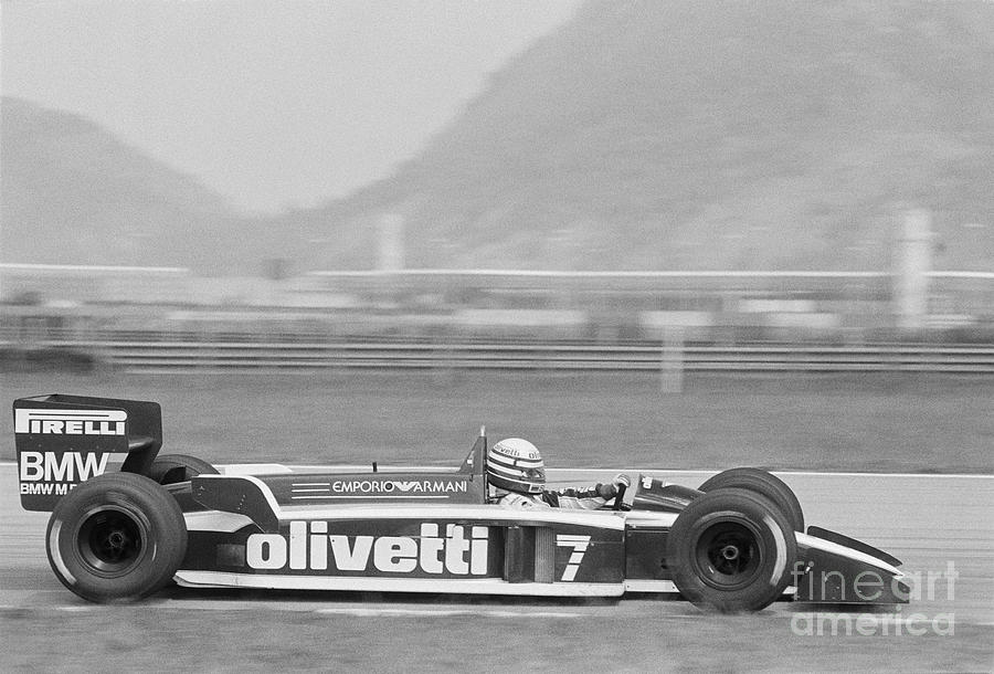 Riccardo Patrese. 1986 Brazilian Grand Prix Photograph by Oleg Konin