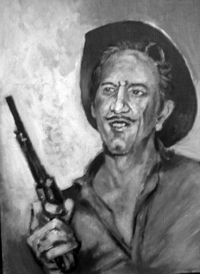 Richard  Boone Painting by Paul Weerasekera
