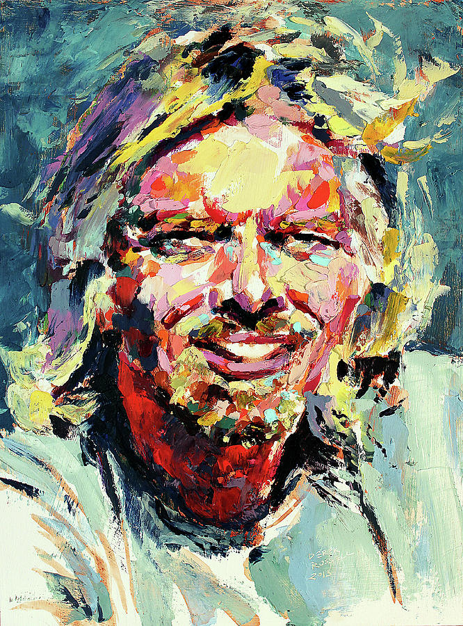 Richard Branson Painting by Derek Russell
