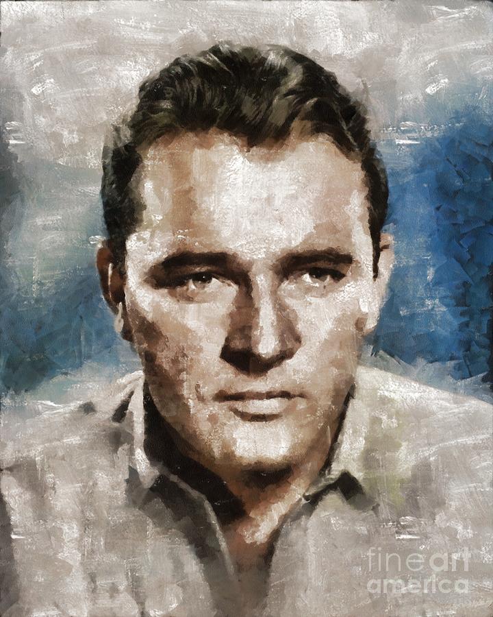 Richard Burton Hollywood Actor Painting by Esoterica Art Agency - Fine ...