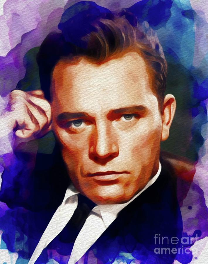 Richard Burton, Vintage Movie Legend Painting by Esoterica Art Agency ...