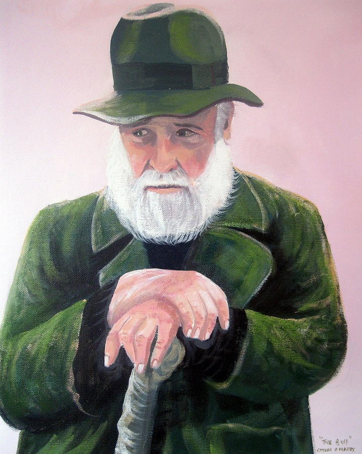 Richard Harris In The Field Painting by Cathal O malley
