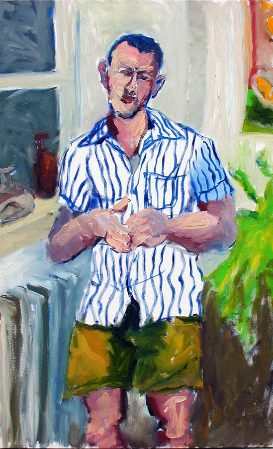 Richard in Summer Evening Painting by Thom Duffy