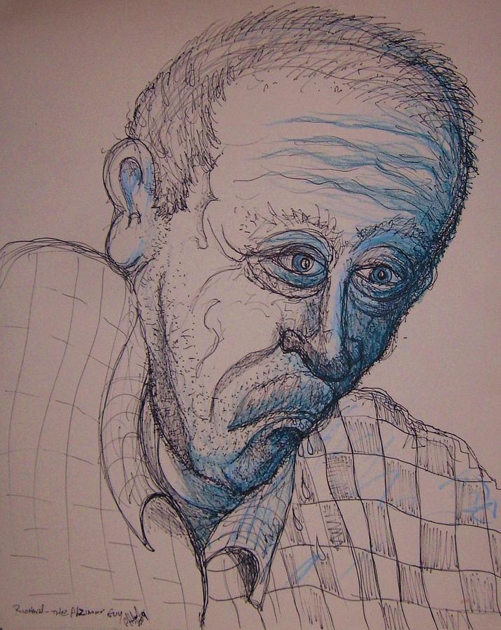 Man Painting - Richard is leaving by Richard Hubal Man Painting - Richard is leaving by Richard Hubal