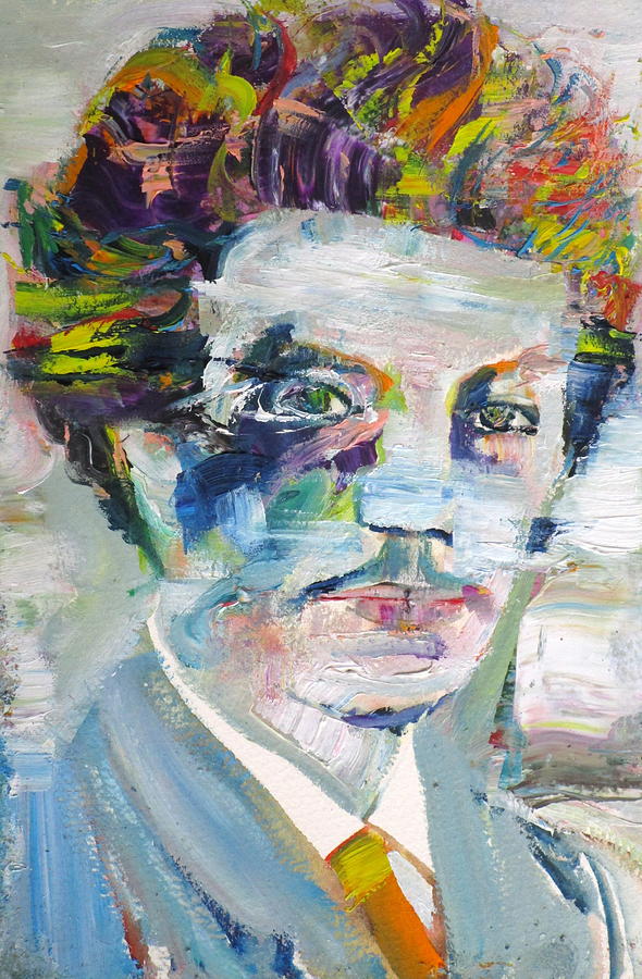 RICHARD STRAUSS - oil portrait Painting by Fabrizio Cassetta