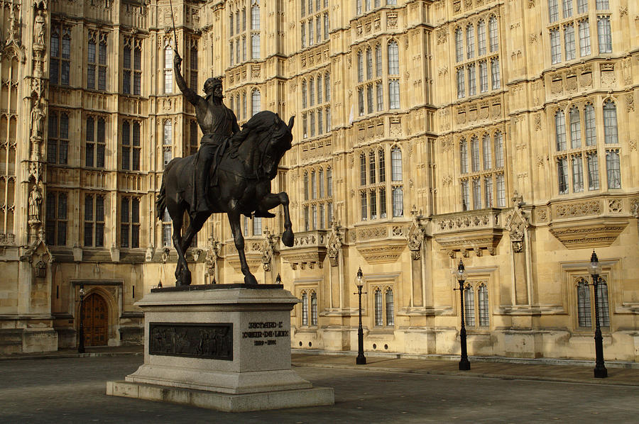 Richard The Lionheart At Westminster Photograph by Adrian Wale