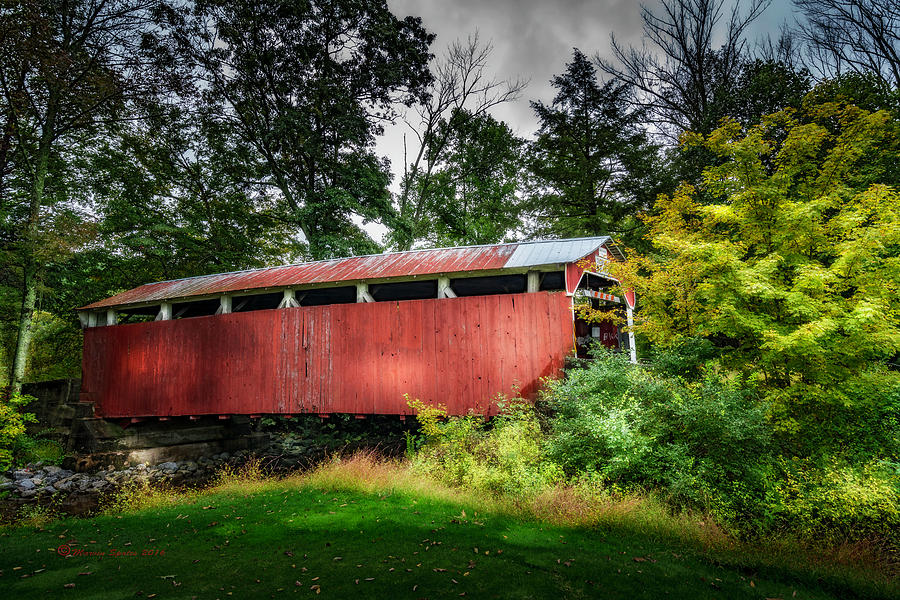 Richards Covered Bridge Photograph by Marvin Spates