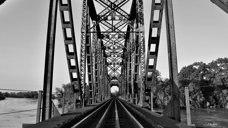 Richmond Texas Railroad Bridge Photograph by Nathan Little
