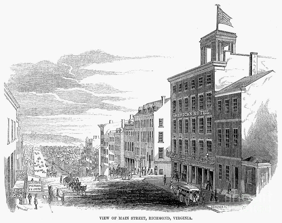 Richmond, Virginia, 1853 Photograph by Granger