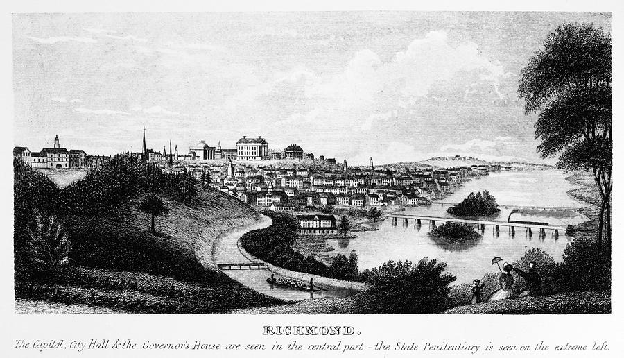Richmond, Virginia, 1856 Photograph by Granger