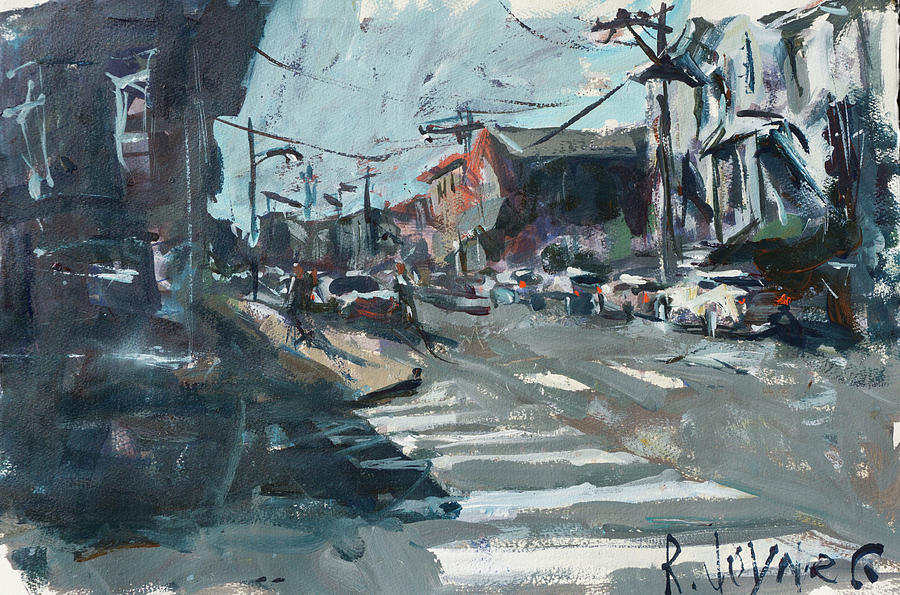 Richmond Virginia Cityscape Painting Painting by Robert Joyner