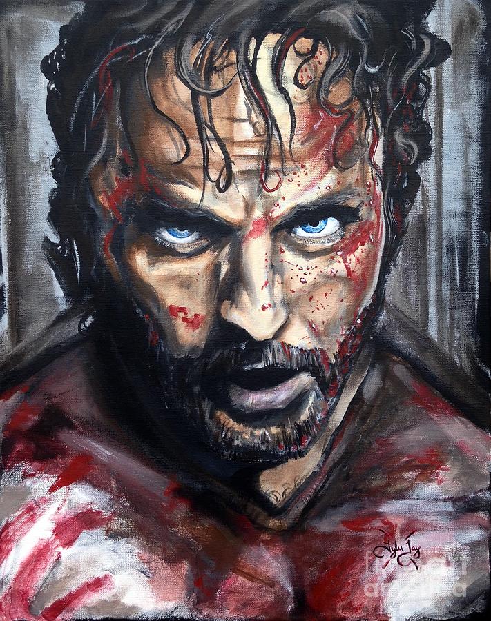 Rick Grimes Painting by Tyler Haddox - Pixels