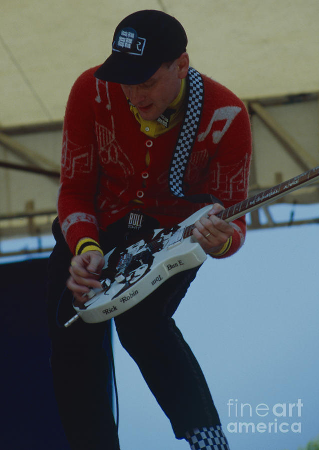 Rick Nielsen of Cheap Trick - Day on the Green 7-27-80 Photograph by Daniel Larsen