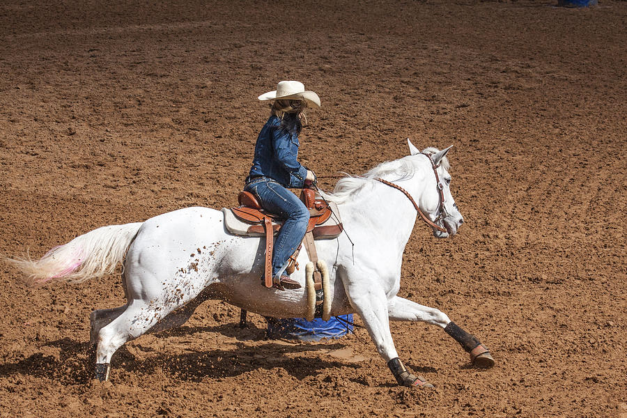 Ride Em Cowgirl Photograph by Sally Weigand