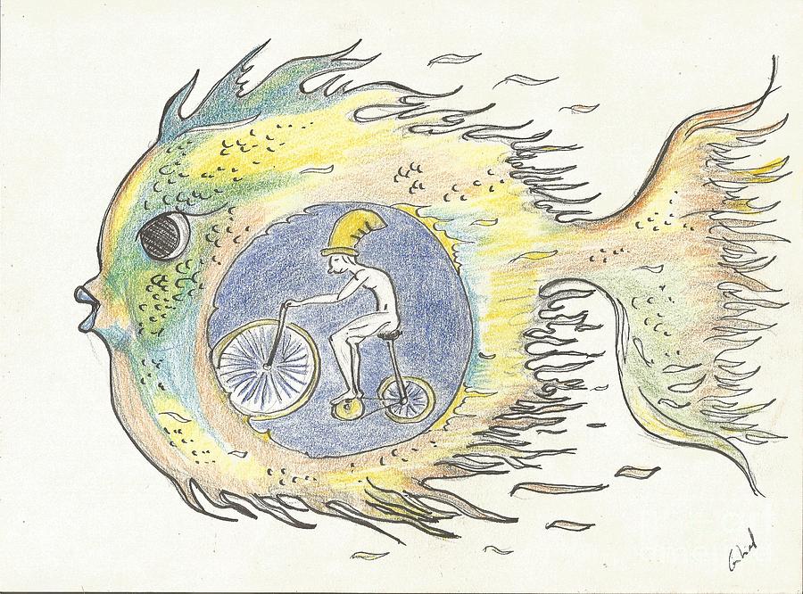 Byke Drawing by Gabriel Coelho Byke Drawing by Gabriel Coelho