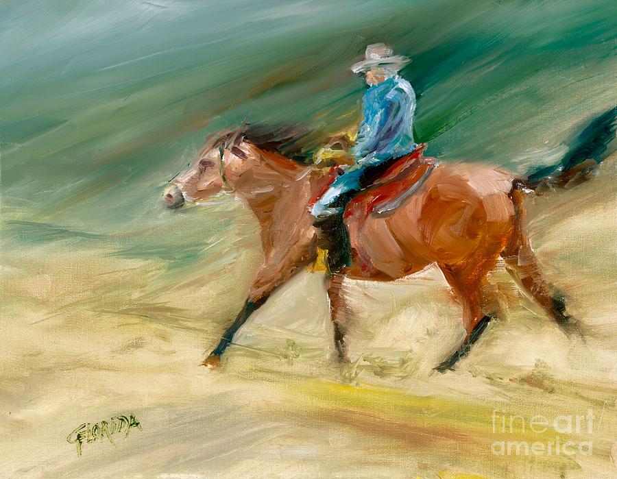Ride Like the Wind Painting by Csilla Florida