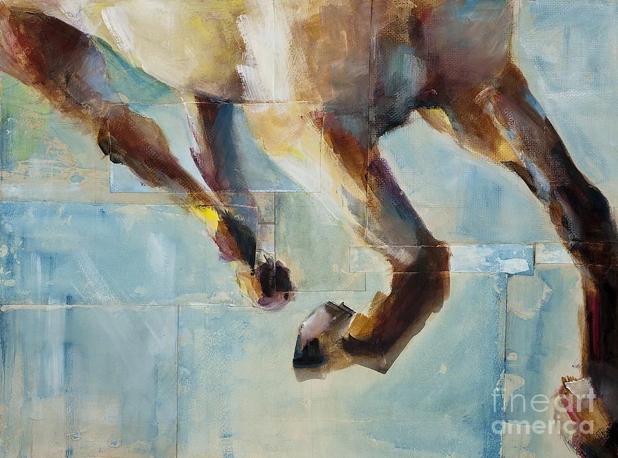 Horse Painting - Ride Like You Stole It by Frances Marino