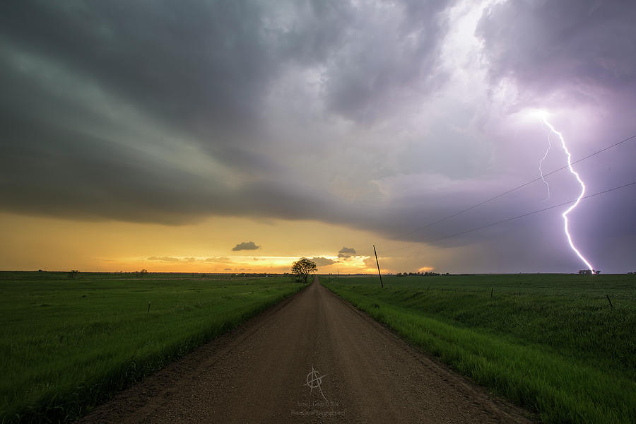 Sunset Photograph - Ride The Lightning 2016 by Aaron J Groen