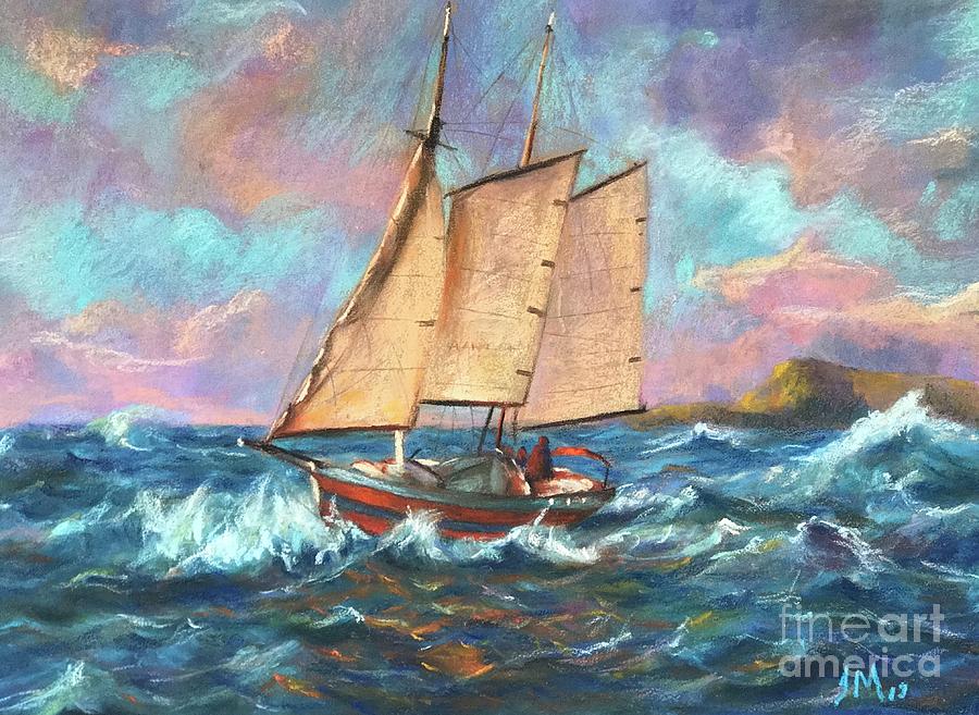 Ride The Wind And Waves Painting