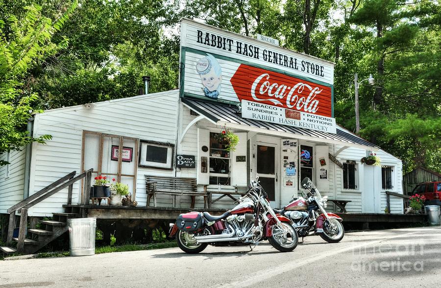 Motorcycle Photograph - Ride To Rabbit Hash by Mel Steinhauer