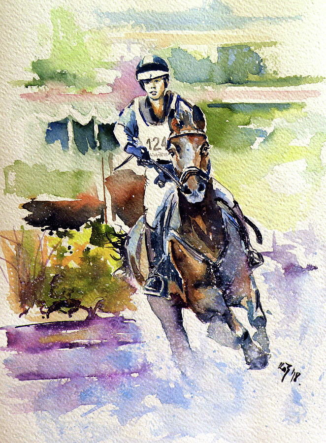 Rider II Painting by Kovacs Anna Brigitta