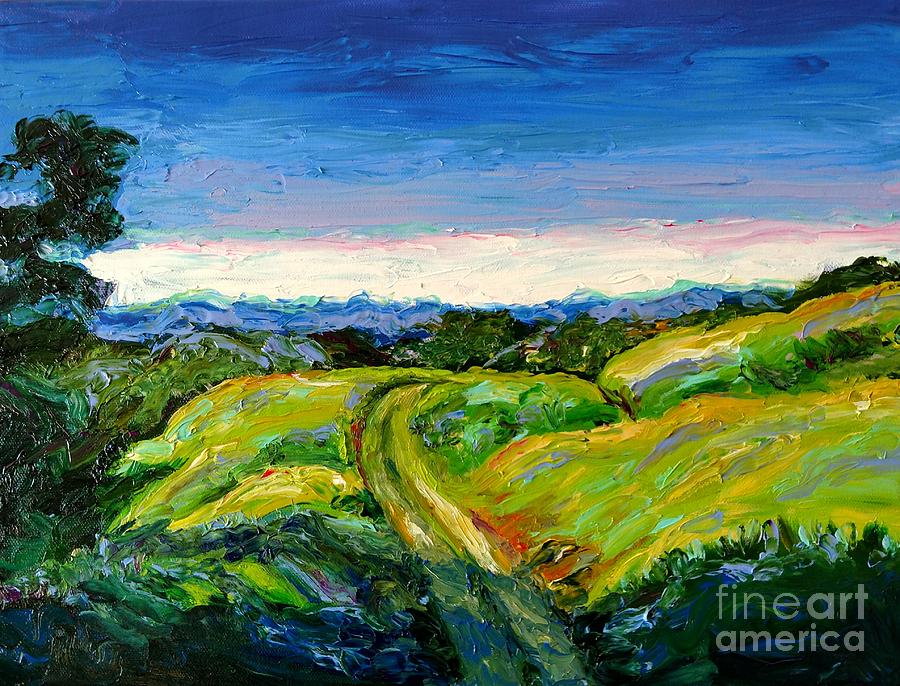 Ridge Trail Painting by Suzanne Leonard
